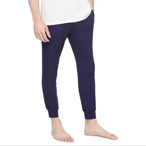 Calvin Klein Ultra Soft Abstract Blue Modal Lounge Jogger Mens Sleepwear XL